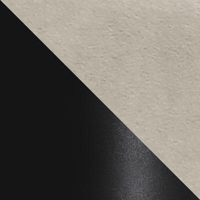 Бежевый, микровелюр / Черный, металл