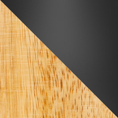 Черный, пластик / Массив березы