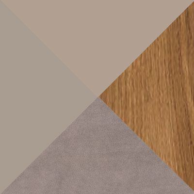 Шелк Ясень Мокко / Глиняный серый / Дуб Крафт табачный / Мокко, велюр