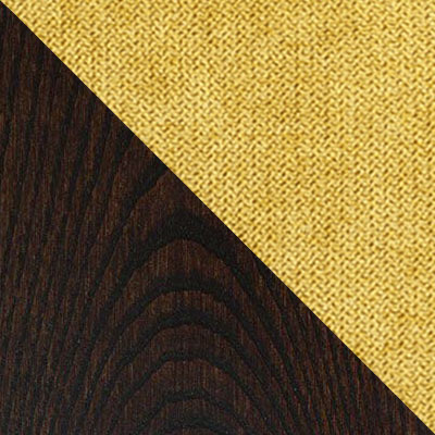 Желтый, ткань / Коричневый, металл