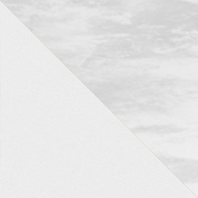 Бетонный камень / Белый матовый, металл