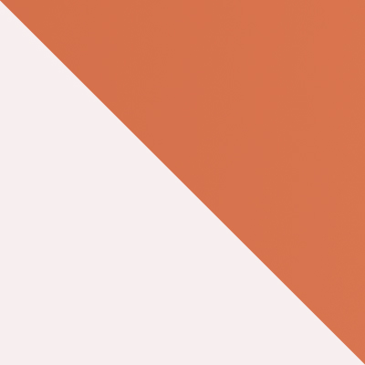 Белый / Терракот