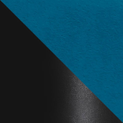 Синий, микровелюр / Черный, металл