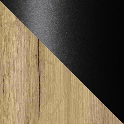 Дуб Крафт золотой / Черный