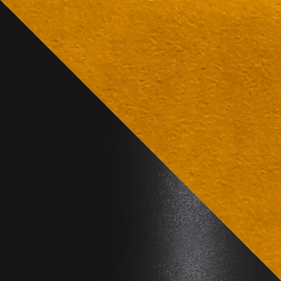 Желтый, микровелюр / Черный, металл