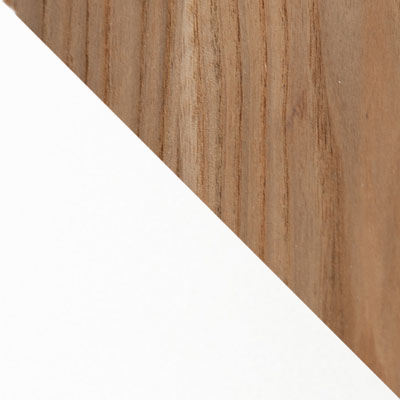 Белый глянцевый / Cветлое дерево