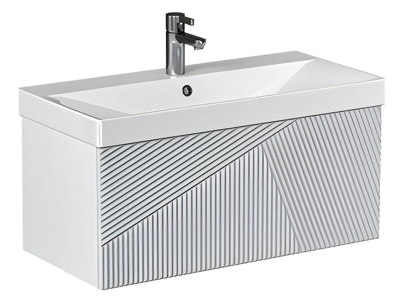 Навесная тумба под раковину 133-194166