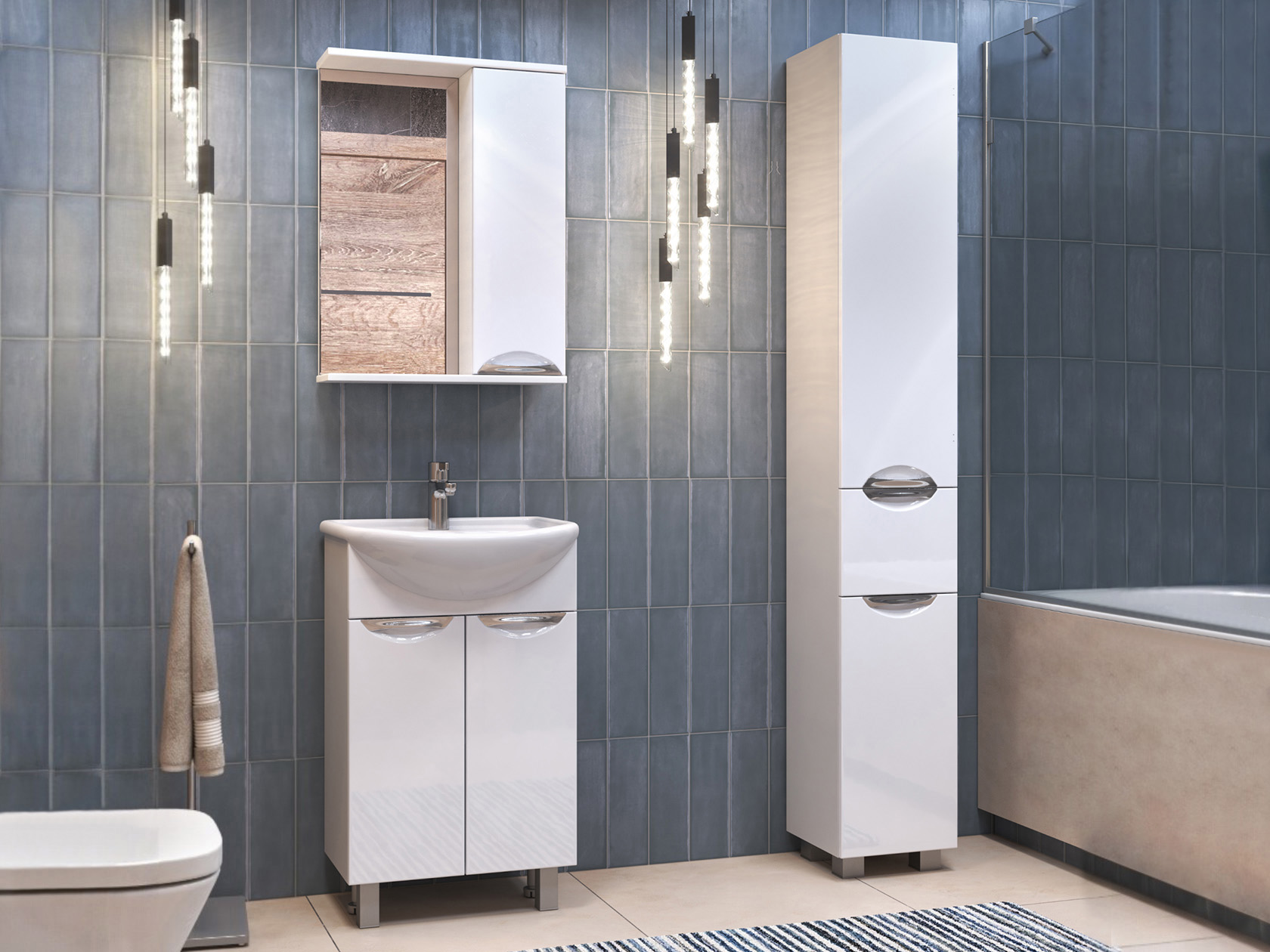 Комплект мебели для ванной 133-194744