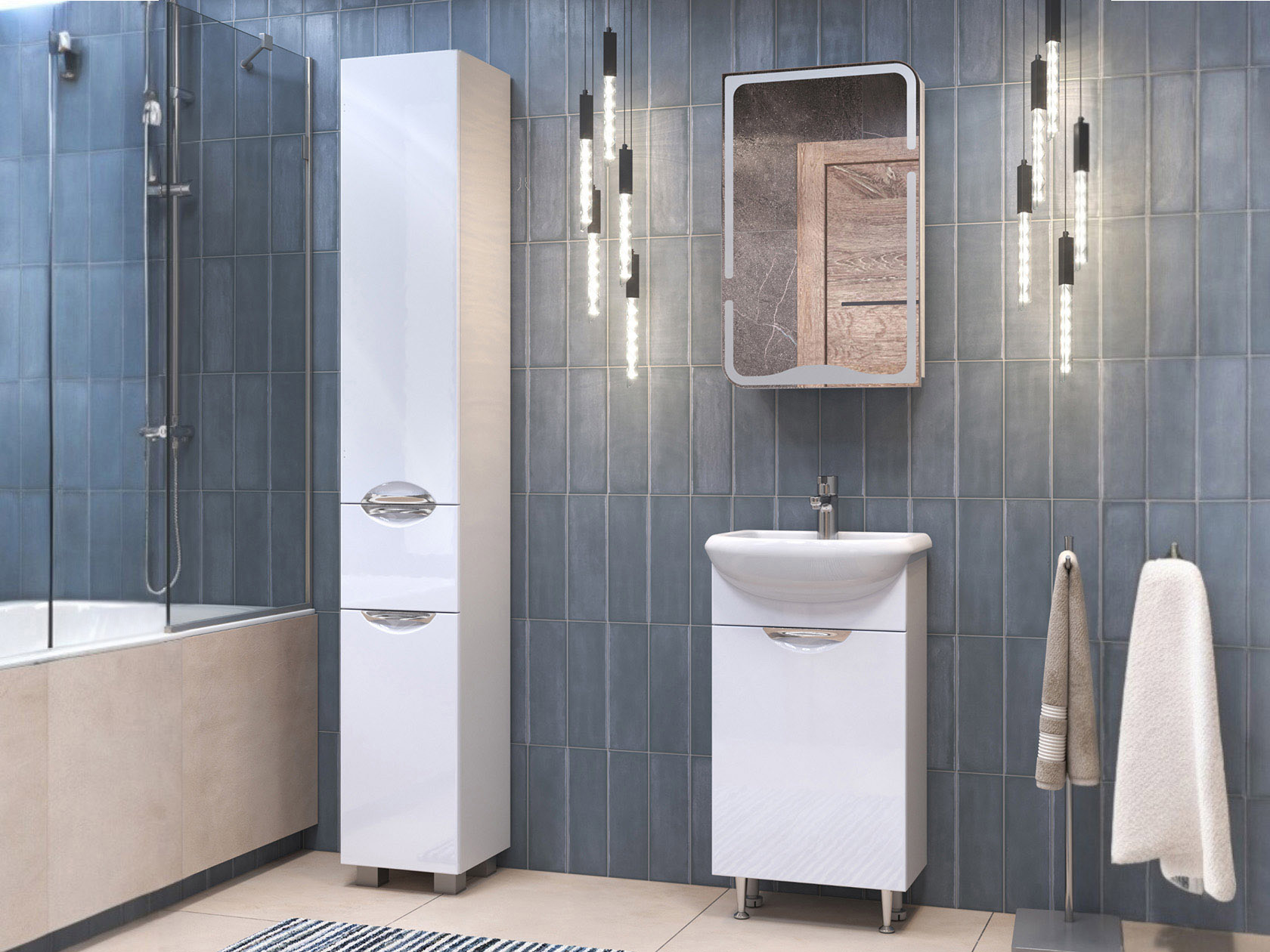 Комплект мебели для ванной 133-194725