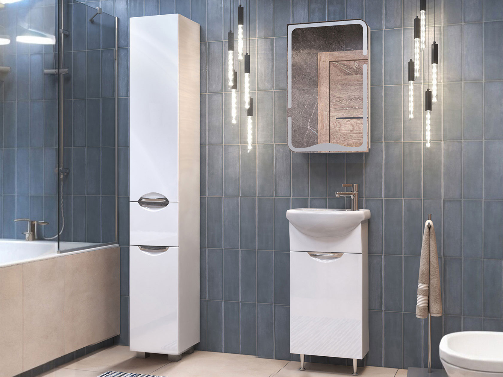 Комплект мебели для ванной 133-194724