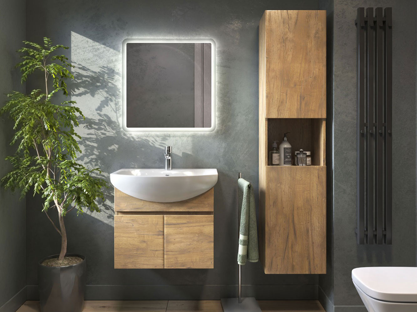 Комплект мебели для ванной 133-193752