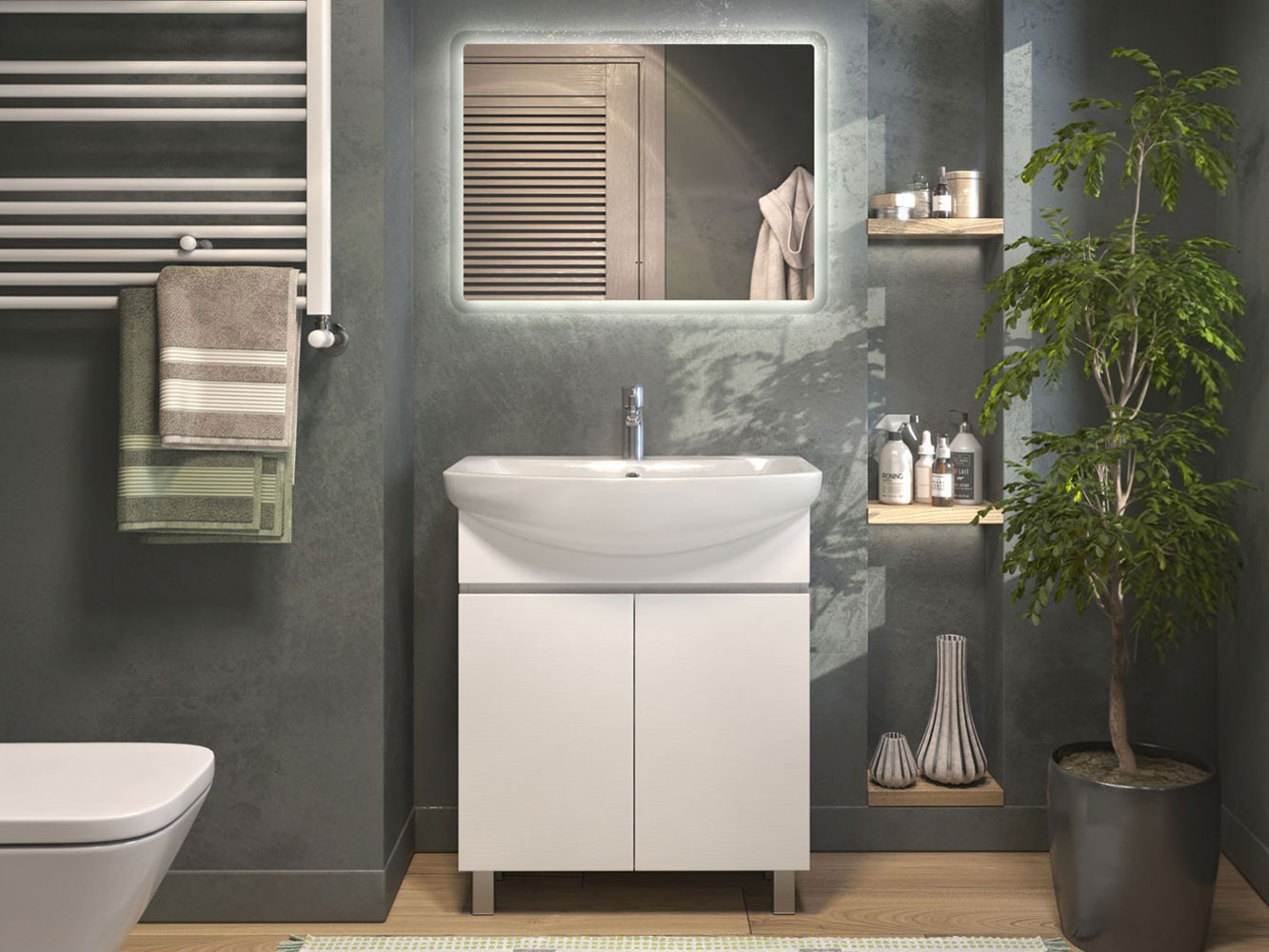 Комплект мебели для ванной 133-193749