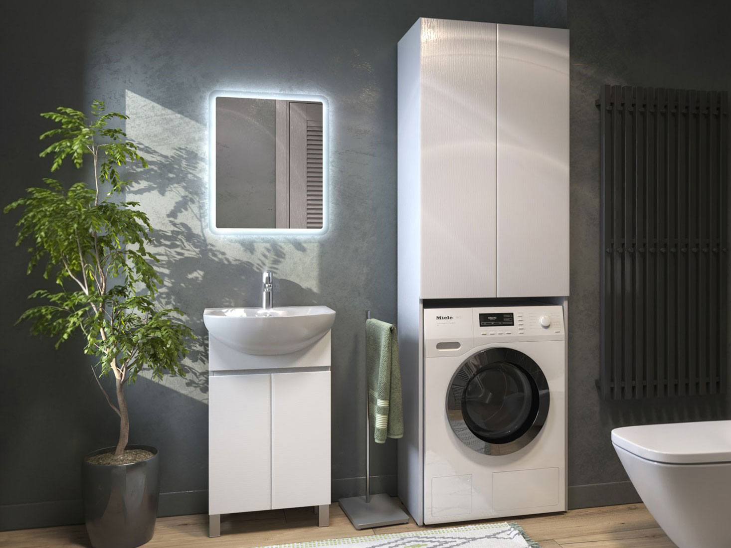 Комплект мебели для ванной 133-193750