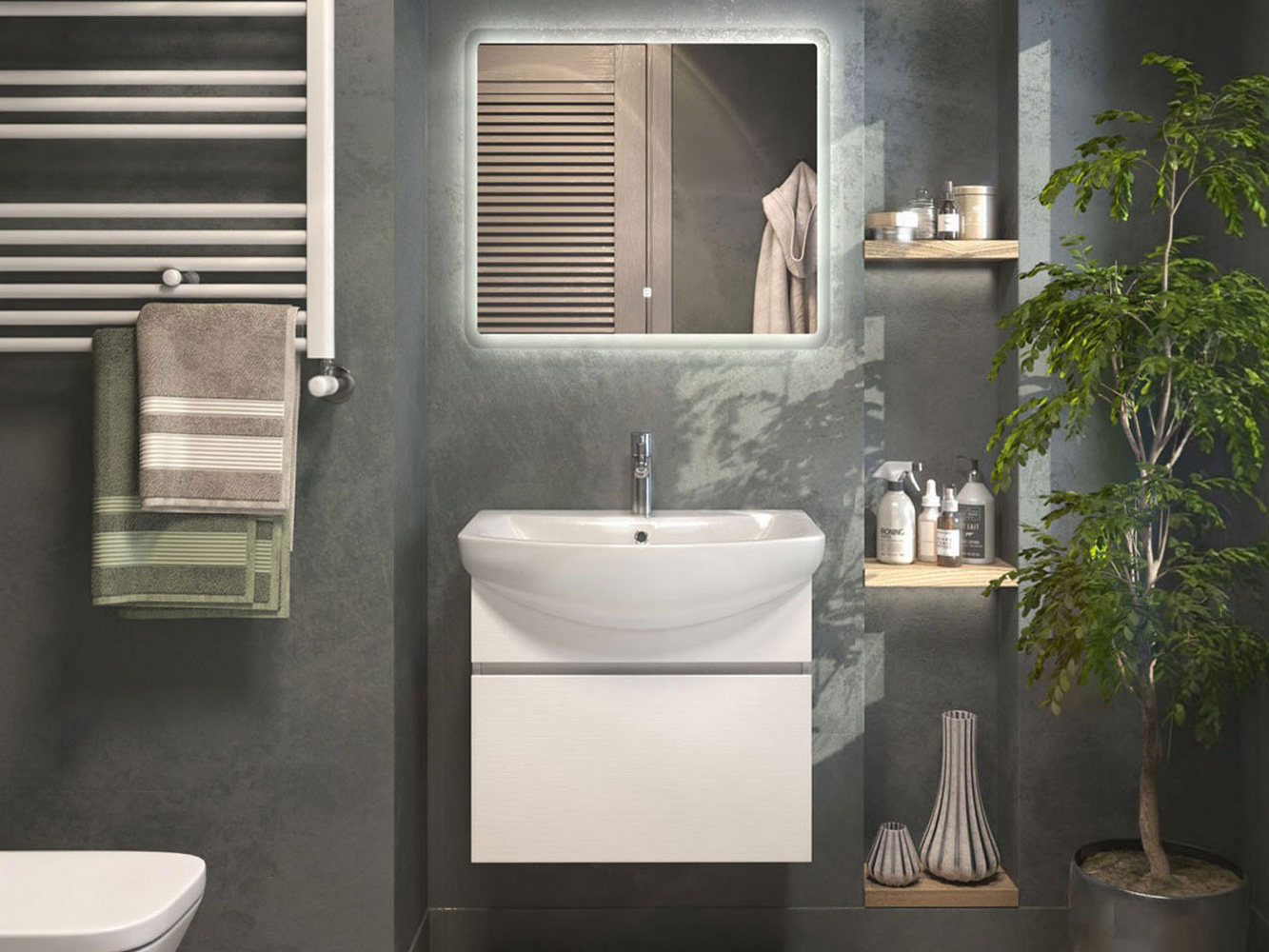 Комплект мебели для ванной 133-193741