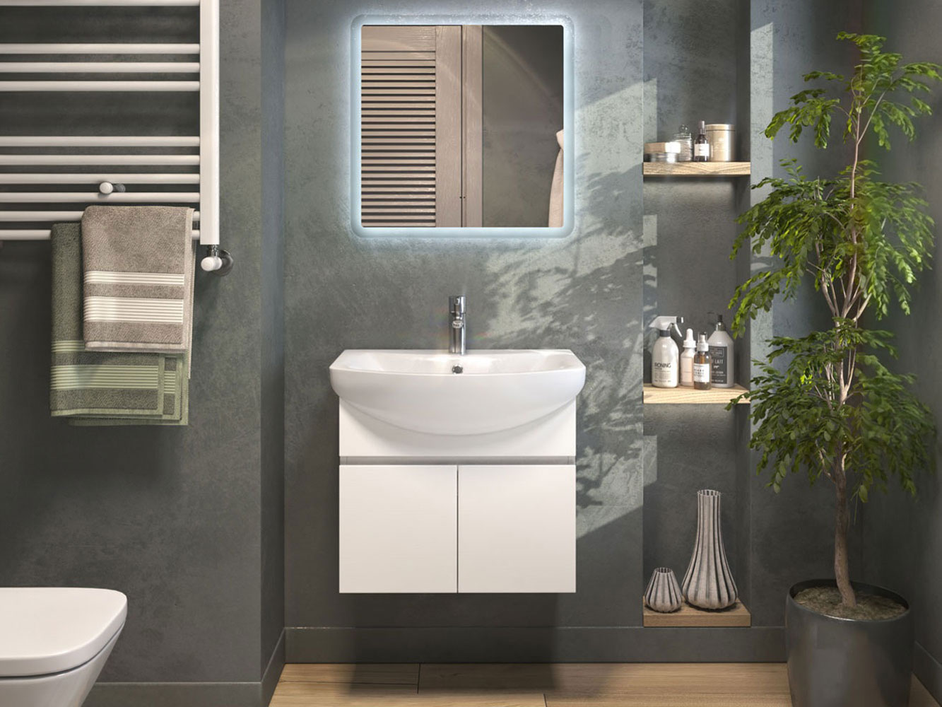 Комплект мебели для ванной 133-193747